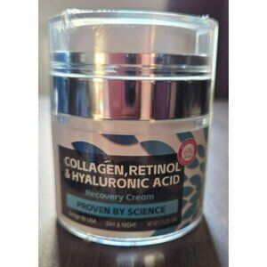 COLLAGEN RETINOL HYALURONIC ACID Day & Night Cream 1.7 fl oz NEW Sealed #1
